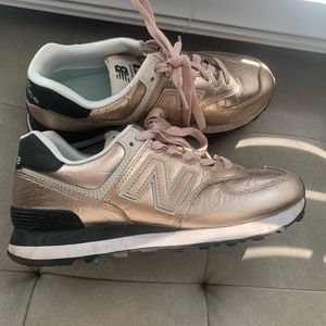 Metallic New Balances